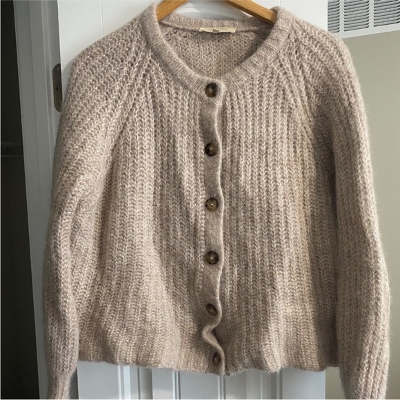 Sezane Beige Emile Cardigan - Picture 2 of 4
